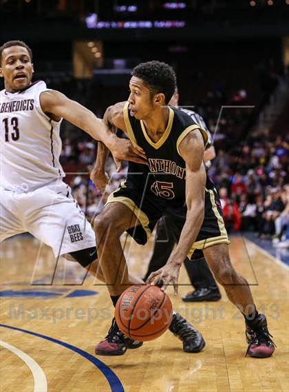 Thumbnail 2 in St. Anthony vs. St. Benedict's (Newark National Invitational) photogallery.
