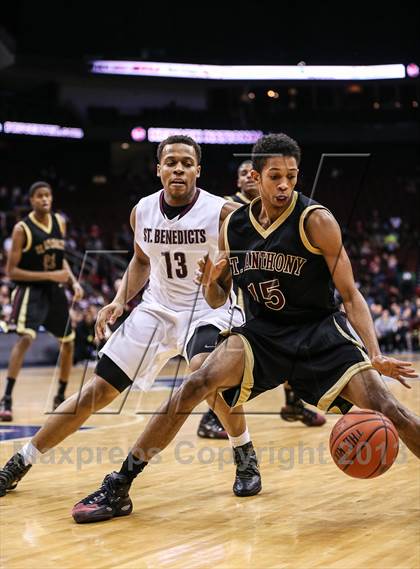 Thumbnail 2 in St. Anthony vs. St. Benedict's (Newark National Invitational) photogallery.