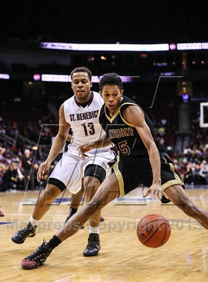 Thumbnail 3 in St. Anthony vs. St. Benedict's (Newark National Invitational) photogallery.