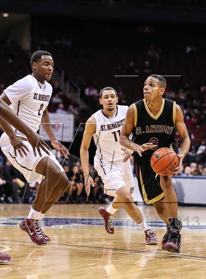 Thumbnail 2 in St. Anthony vs. St. Benedict's (Newark National Invitational) photogallery.