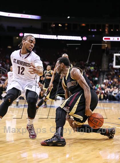 Thumbnail 1 in St. Anthony vs. St. Benedict's (Newark National Invitational) photogallery.