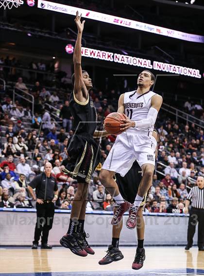 Thumbnail 1 in St. Anthony vs. St. Benedict's (Newark National Invitational) photogallery.
