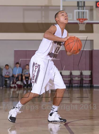 Thumbnail 3 in Coachella Valley vs. Rancho Mirage (MaxPreps Holiday Classic) photogallery.