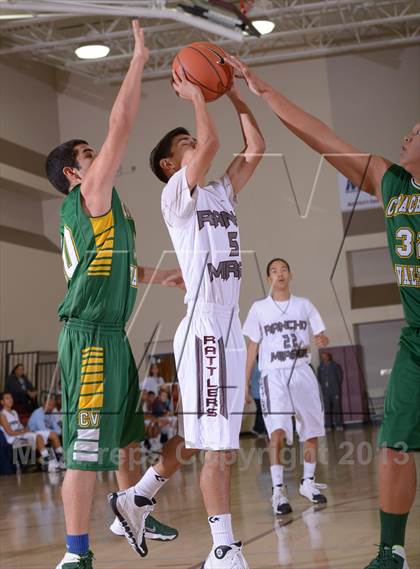 Thumbnail 3 in Coachella Valley vs. Rancho Mirage (MaxPreps Holiday Classic) photogallery.