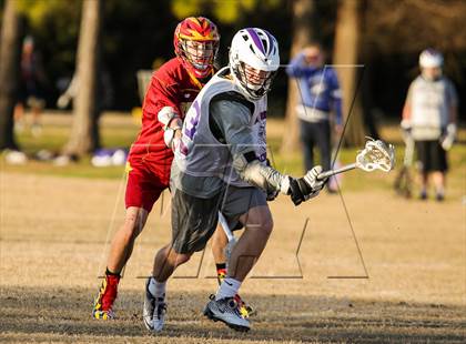 Thumbnail 3 in Cedar Ridge vs Brother Martin (Allstate SugarBowl Lacrosse Classic) photogallery.
