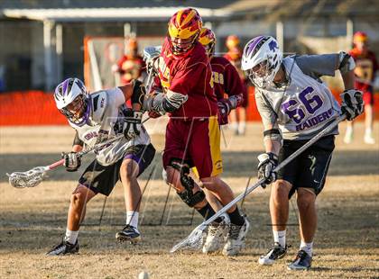 Thumbnail 2 in Cedar Ridge vs Brother Martin (Allstate SugarBowl Lacrosse Classic) photogallery.