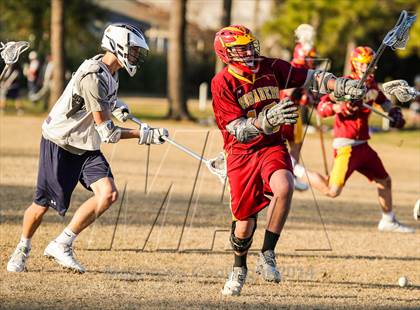 Thumbnail 2 in Cedar Ridge vs Brother Martin (Allstate SugarBowl Lacrosse Classic) photogallery.