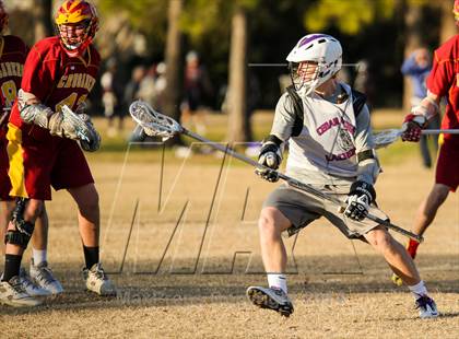 Thumbnail 2 in Cedar Ridge vs Brother Martin (Allstate SugarBowl Lacrosse Classic) photogallery.