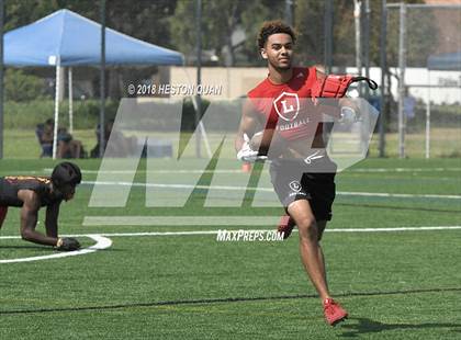 Thumbnail 1 in Orange Lutheran vs. Mission Viejo (Battle at the Beach 7-on-7) photogallery.
