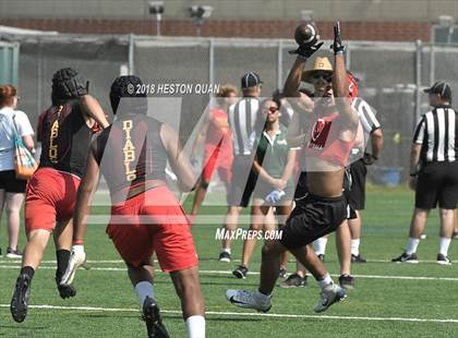 Thumbnail 1 in Orange Lutheran vs. Mission Viejo (Battle at the Beach 7-on-7) photogallery.