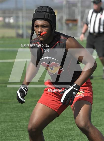Thumbnail 1 in Orange Lutheran vs. Mission Viejo (Battle at the Beach 7-on-7) photogallery.