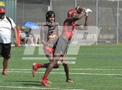 Thumbnail 1 in Orange Lutheran vs. Mission Viejo (Battle at the Beach 7-on-7) photogallery.
