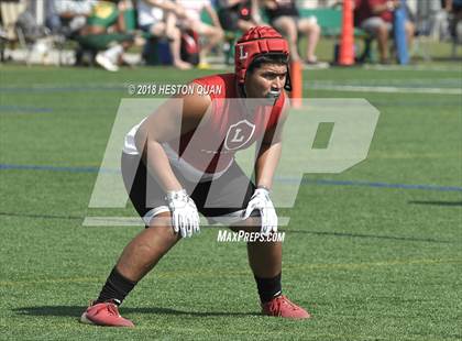 Thumbnail 2 in Orange Lutheran vs. Mission Viejo (Battle at the Beach 7-on-7) photogallery.