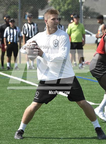 Thumbnail 1 in Orange Lutheran vs. Mission Viejo (Battle at the Beach 7-on-7) photogallery.