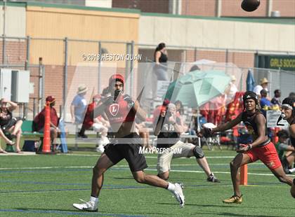 Thumbnail 1 in Orange Lutheran vs. Mission Viejo (Battle at the Beach 7-on-7) photogallery.