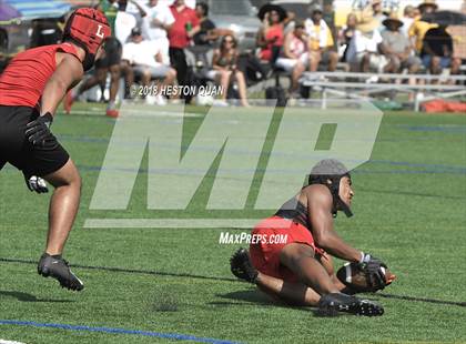Thumbnail 1 in Orange Lutheran vs. Mission Viejo (Battle at the Beach 7-on-7) photogallery.