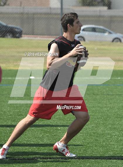 Thumbnail 1 in Orange Lutheran vs. Mission Viejo (Battle at the Beach 7-on-7) photogallery.