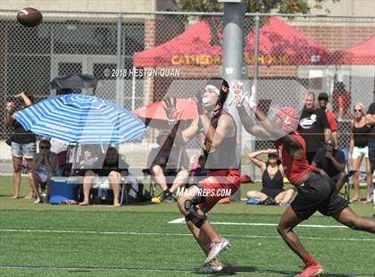 Thumbnail 3 in Orange Lutheran vs. Mission Viejo (Battle at the Beach 7-on-7) photogallery.