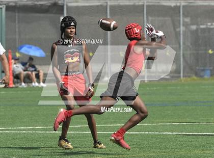 Thumbnail 2 in Orange Lutheran vs. Mission Viejo (Battle at the Beach 7-on-7) photogallery.