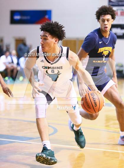 Thumbnail 2 in Huntington St. Joseph Prep @ Combine Academy (Hoops and Dreams Showcase) photogallery.