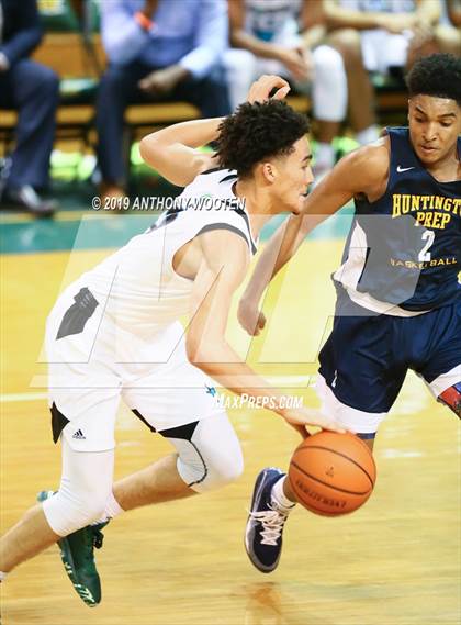 Thumbnail 2 in Huntington St. Joseph Prep @ Combine Academy (Hoops and Dreams Showcase) photogallery.