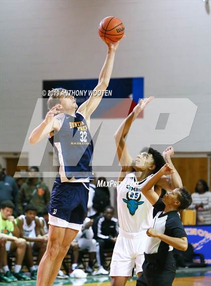 Thumbnail 1 in Huntington St. Joseph Prep @ Combine Academy (Hoops and Dreams Showcase) photogallery.