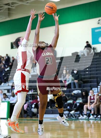 Thumbnail 1 in Cannon vs. Charlotte Catholic photogallery.