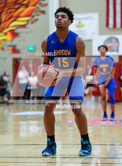 Thumbnail 2 in Shadow Mountain vs Sierra Canyon (Hoophall West) photogallery.