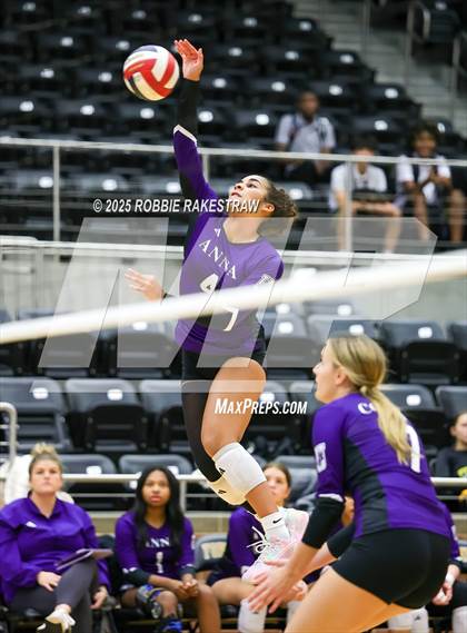 Thumbnail 3 in Anna vs Royse City (Raising Cane's Volleyball Showcase) photogallery.