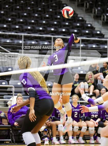 Thumbnail 2 in Anna vs Royse City (Raising Cane's Volleyball Showcase) photogallery.