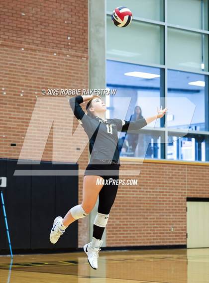 Thumbnail 3 in Anna vs Royse City (Raising Cane's Volleyball Showcase) photogallery.