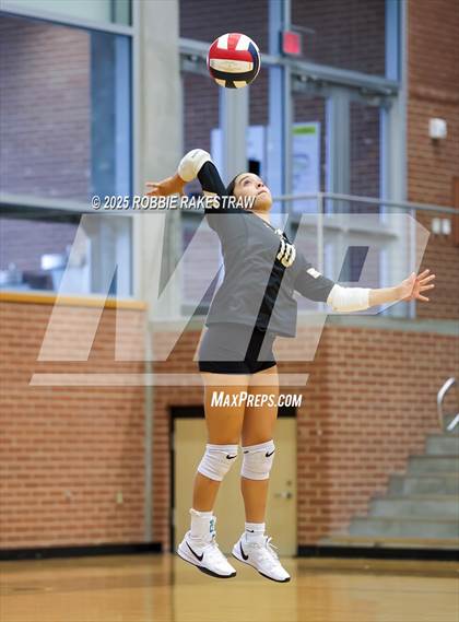 Thumbnail 2 in Anna vs Royse City (Raising Cane's Volleyball Showcase) photogallery.