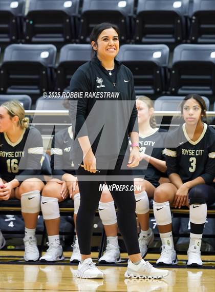 Thumbnail 1 in Anna vs Royse City (Raising Cane's Volleyball Showcase) photogallery.