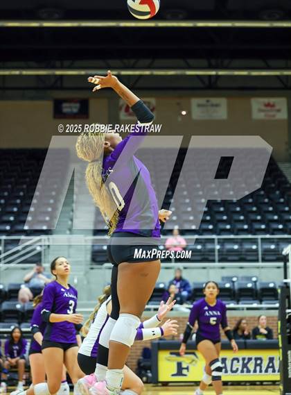 Thumbnail 2 in Anna vs Royse City (Raising Cane's Volleyball Showcase) photogallery.