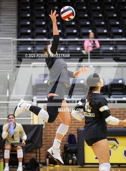 Thumbnail 2 in Anna vs Royse City (Raising Cane's Volleyball Showcase) photogallery.