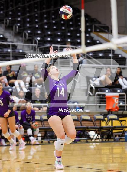 Thumbnail 2 in Anna vs Royse City (Raising Cane's Volleyball Showcase) photogallery.