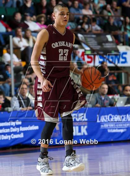Thumbnail 2 in Moriah vs. Oriskany (NYSPHSAA Class D Final) photogallery.