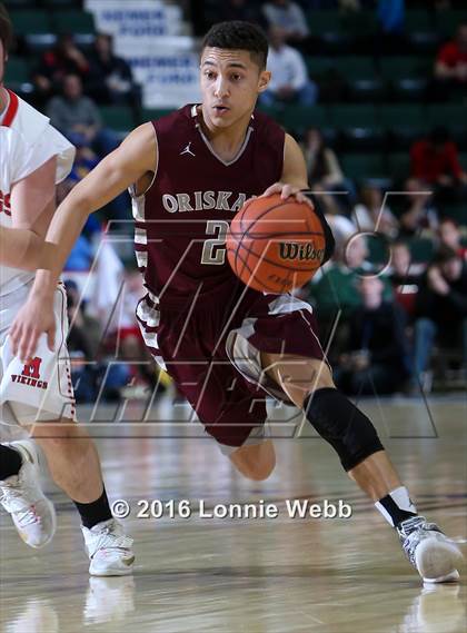 Thumbnail 3 in Moriah vs. Oriskany (NYSPHSAA Class D Final) photogallery.