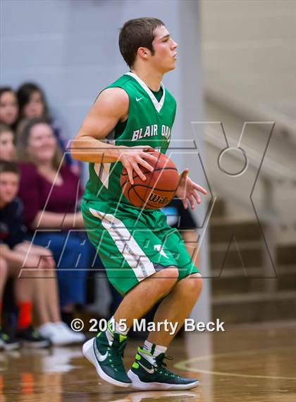 Thumbnail 1 in Blair Oaks vs Eugene (Eugene Tournament) photogallery.