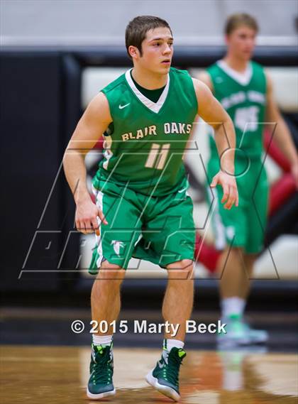 Thumbnail 1 in Blair Oaks vs Eugene (Eugene Tournament) photogallery.