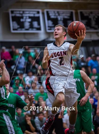 Thumbnail 1 in Blair Oaks vs Eugene (Eugene Tournament) photogallery.
