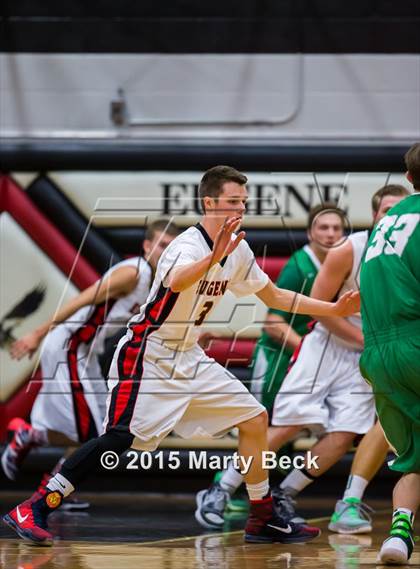 Thumbnail 3 in Blair Oaks vs Eugene (Eugene Tournament) photogallery.