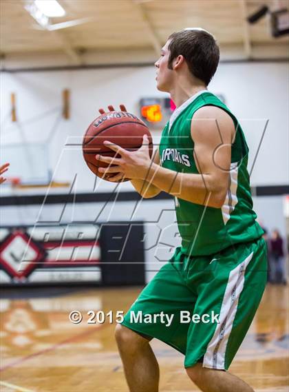 Thumbnail 1 in Blair Oaks vs Eugene (Eugene Tournament) photogallery.