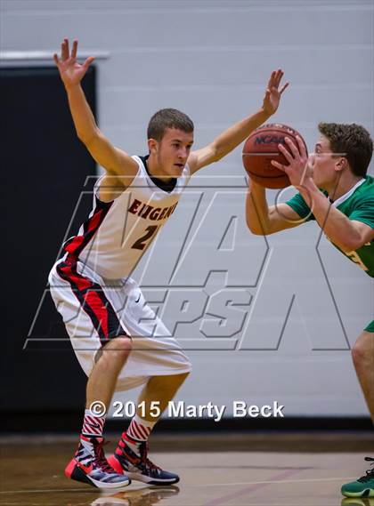 Thumbnail 2 in Blair Oaks vs Eugene (Eugene Tournament) photogallery.