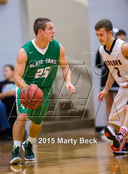 Thumbnail 2 in Blair Oaks vs Eugene (Eugene Tournament) photogallery.