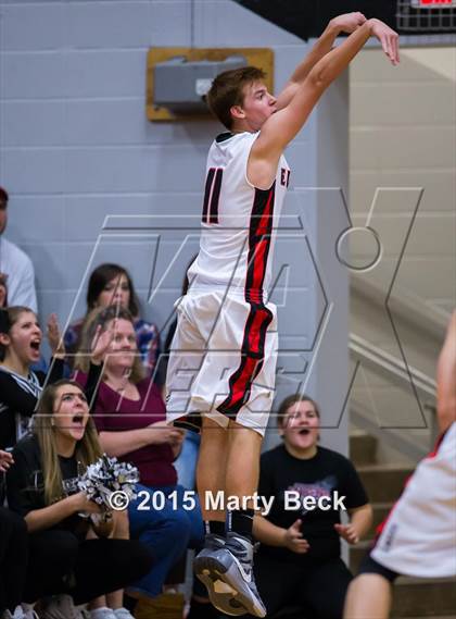 Thumbnail 1 in Blair Oaks vs Eugene (Eugene Tournament) photogallery.