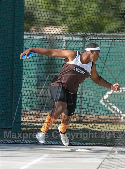 Thumbnail 3 in CIF State Track and Field Championships (Day 2 - Boys Discus) photogallery.