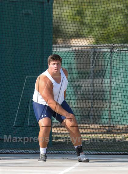 Thumbnail 3 in CIF State Track and Field Championships (Day 2 - Boys Discus) photogallery.