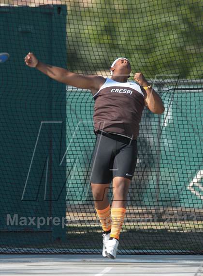 Thumbnail 1 in CIF State Track and Field Championships (Day 2 - Boys Discus) photogallery.
