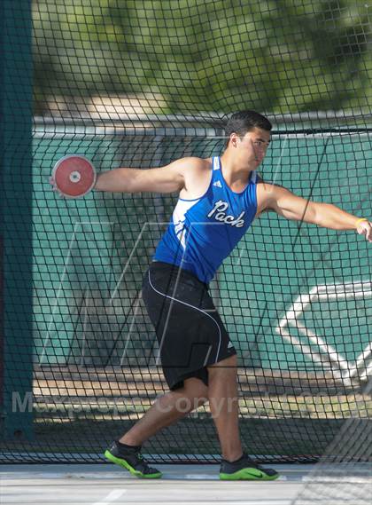 Thumbnail 3 in CIF State Track and Field Championships (Day 2 - Boys Discus) photogallery.